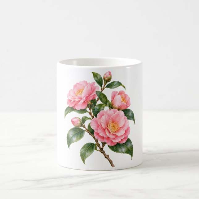 Roser Kamelien-Zweig Kaffeetasse (Mittel)