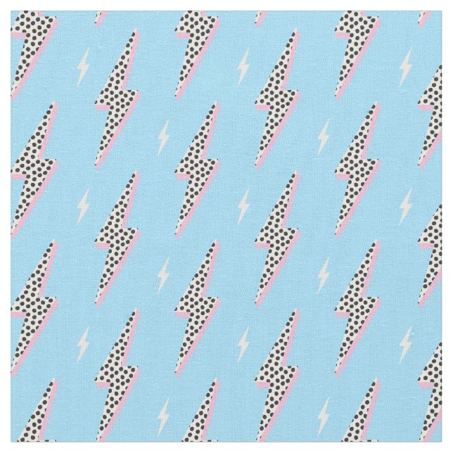 Roser Punkt Blitz Stoff (Nahaufnahme)