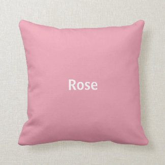 Roserosa personalisiertes Throw-Kissen Kissen