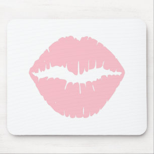 Roseroter Lippenstift Mousepad