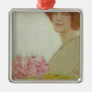 Roses, 1912 silbernes ornament