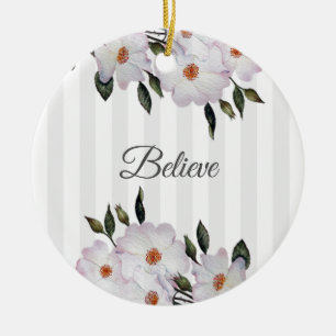 Roses Ballerina Blumendesign Keramik Ornament