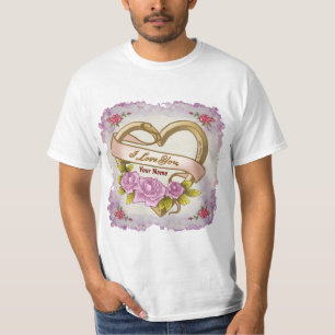 Roses Bevel Herz T - Shirt