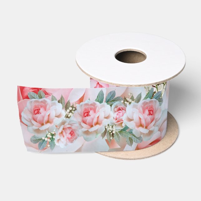 Roses Blume Satin Ribbon Satinband (Spule)