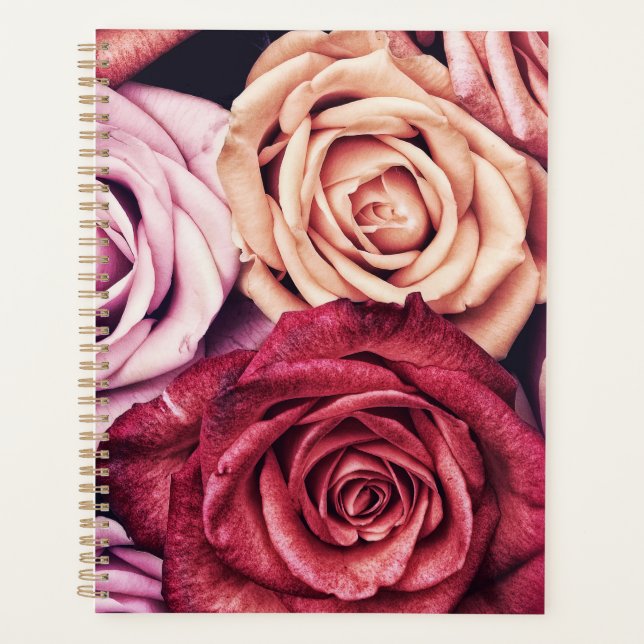 Roses Bouquet Foto Planer (Vorderseite)