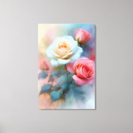 Roses Buquet Canvas Print Leinwanddruck