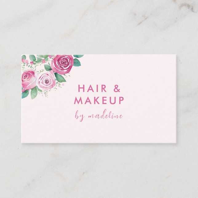 Roses Business Card Visitenkarte (Vorderseite)
