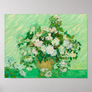 Roses by Vincent van Gogh Poster Print