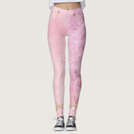 Roses Damask Grunge - Leggings