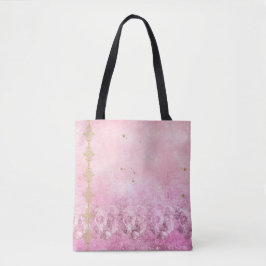 Roses Damask Grunge - Totbeutel