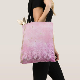 Roses Damask Grunge - Totbeutel