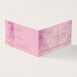 Roses Damask Grunge - Visitenkarte, PreisTag Visitenkarten