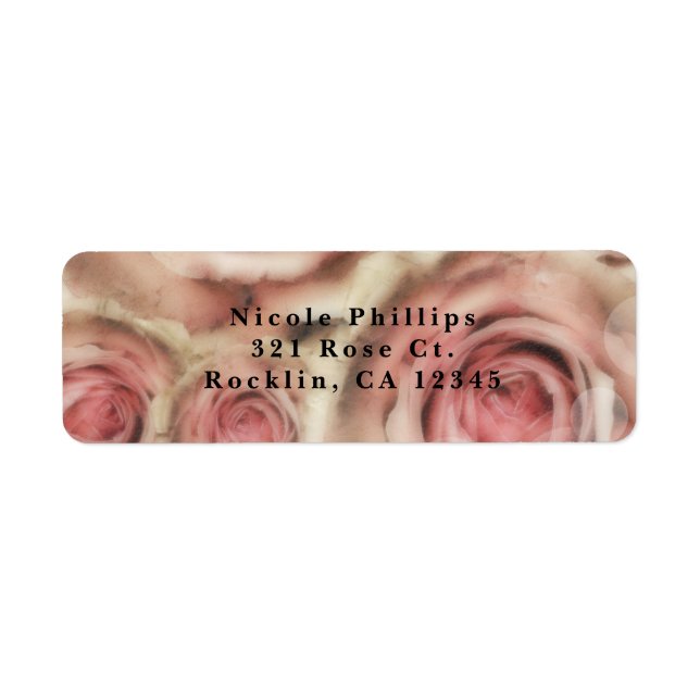 Roses Elegantes Brautparty Party Einladung (Vorne)