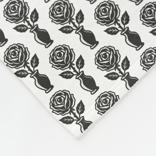 Roses Eyes Fleecedecke (Ecke)