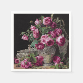 Roses - Ferdinand Georg Walmuller Serviette