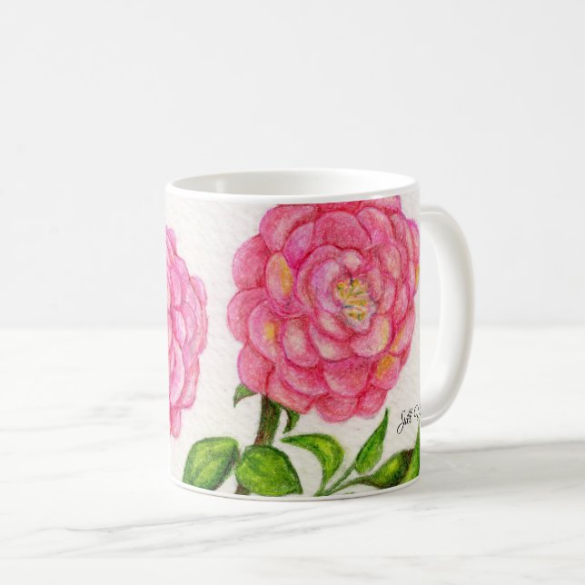 Roses Floral Kaffeetasse (VorderseiteRechts)