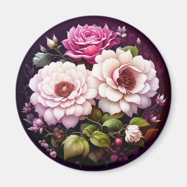 Roses Floral Magnet