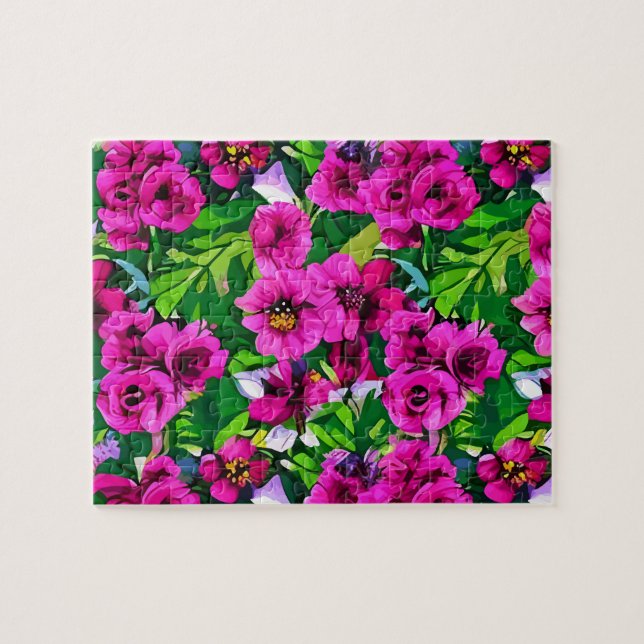 Roses Floral Puzzle (Horizontal)