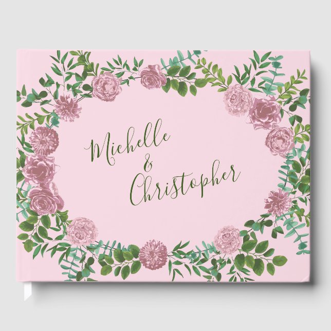 Roses Garden Spring Wedding Gästebuch (Vorderseite)