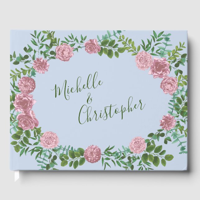 Roses Garden Spring Wedding Gästebuch (Vorderseite)