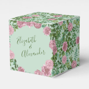 Roses Garden Spring Wedding Geschenkschachtel