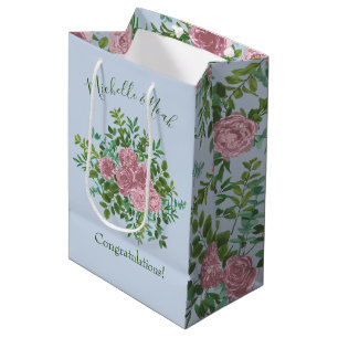 Roses Garden Spring Wedding Mittlere Geschenktüte