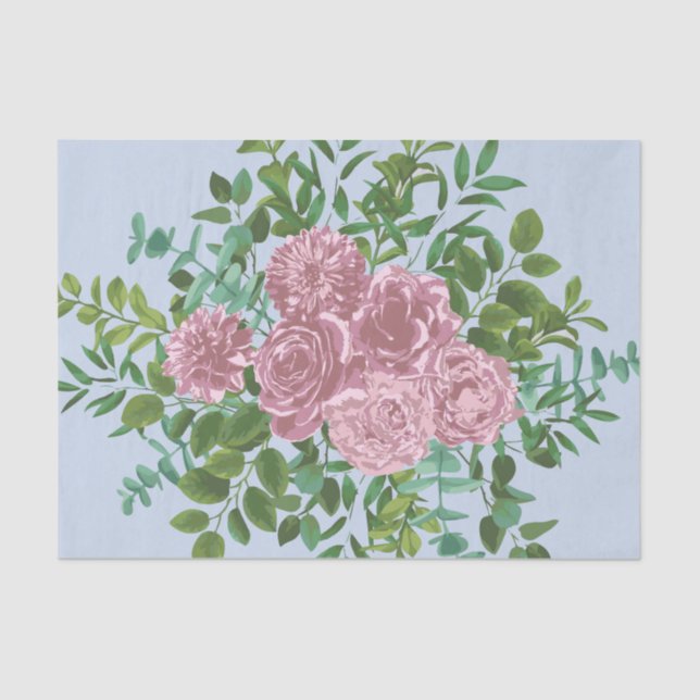 Roses Garden Spring Wedding Seidenpapier (Vorderseite)