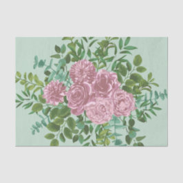 Roses Garden Spring Wedding Seidenpapier