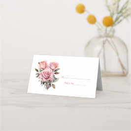 Roses Guest Tischnummer Platzkarte