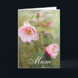 ROSES HAPPY BIRTHDAY MUM GREETING CARD KARTE<br><div class="desc">CAN BE CUSTOMISED.</div>