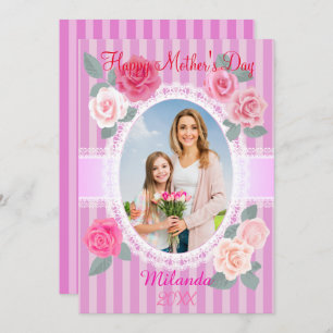 Roses Happy Mother Day Card Karte