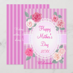 Roses Happy Mother Day Karte