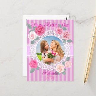 Roses Happy Mother Day Postkarte