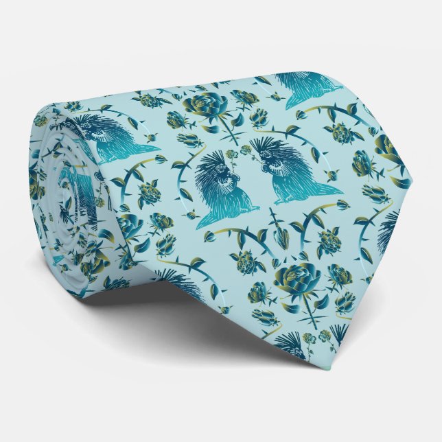 Roses In a Rough Patch Neck Tie Krawatte (Gerollt)