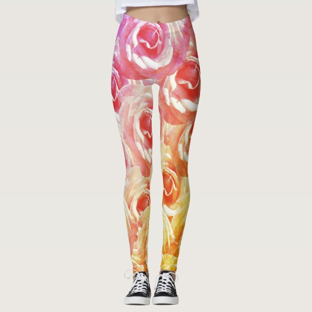 Roses Leggings (Vorderseite)