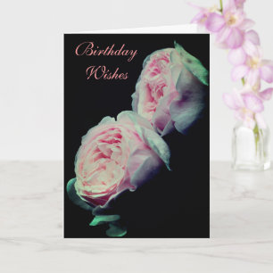 Roses Pair Geburtstag Karte