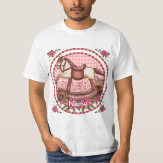 Roses Rocking Pferd T-Shirt