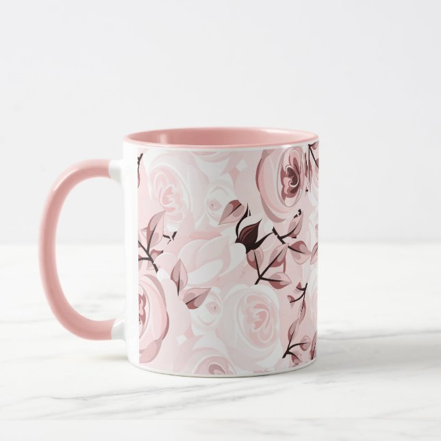 Roses Shabby Chic Glam Tasse (Links)