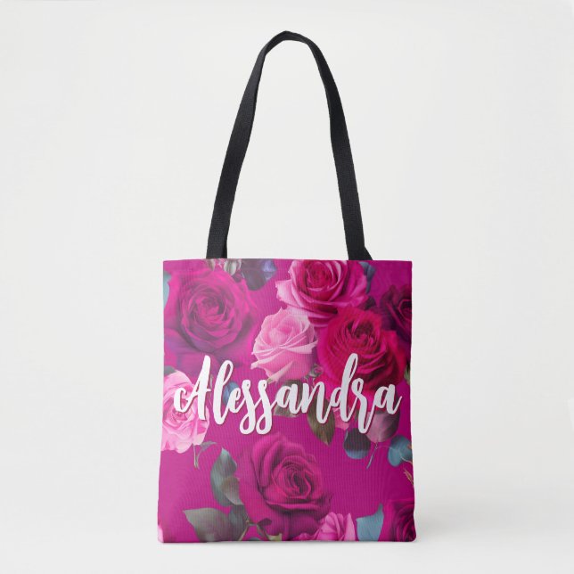 Roses über Viva Magenta | Romantik (Vorderseite)