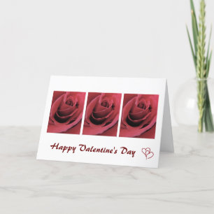 Roses Valentine Card Feiertagskarte