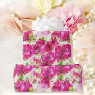 Roses Wedding Giftwrap Geschenkpapier