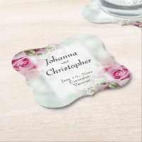 Roses Wedding Untersetzer