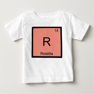 Rosetta Name Chemie Element Periodensystem Baby T-shirt