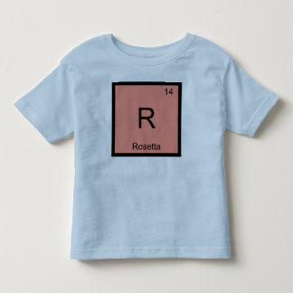 Rosetta Name Chemistry Element Periodic Table Kleinkind T-shirt