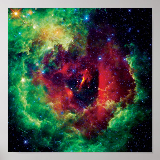 Rosetta Nebula NASA Space Foto Poster (Vorne)