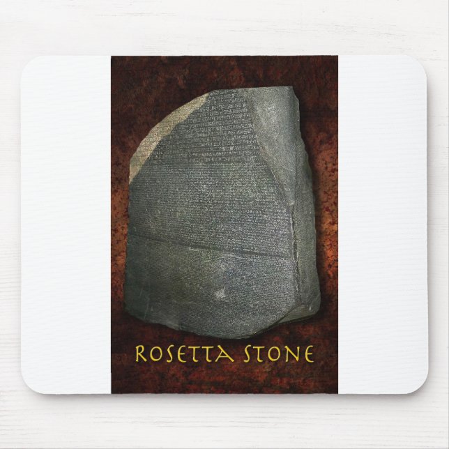 Rosetta Stein Mousepad (Vorne)