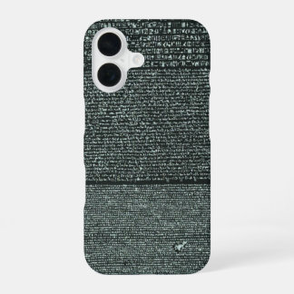 Rosetta Stone Altägyptische Hieroglyphen iPhone 16 Hülle