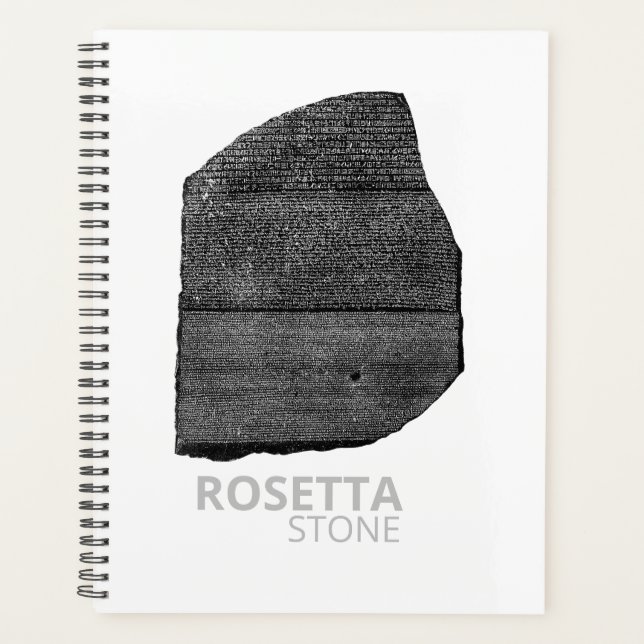 Rosetta Stone: Alte ägyptische Hieroglyph Planer (Vorderseite)