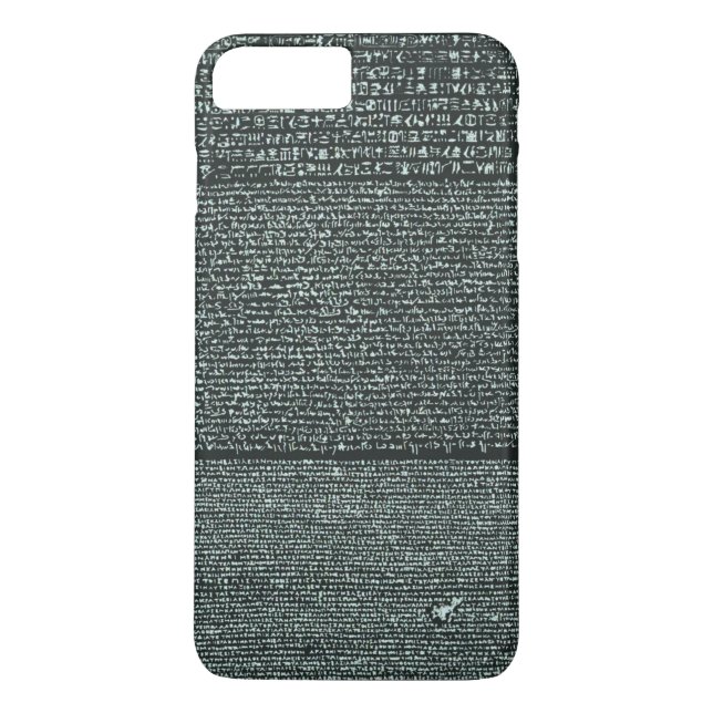 Rosetta Stone Alte ägyptische Hieroglyphen Case-Ma Case-Mate iPhone Hülle (Rückseite)
