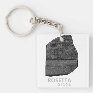 Rosetta Stone: Hieroglyphe Sprache des alten Ägypt Schlüsselanhänger